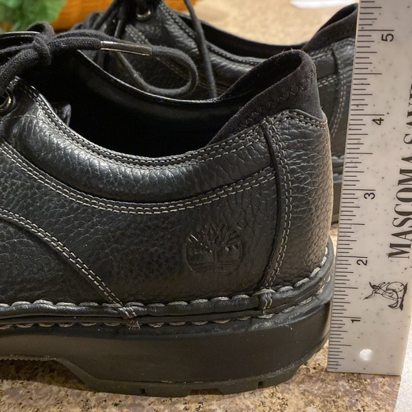 Timberland Lace Up/Tie Black Leather Oxford Shoes 29512 11W Leather Upper - Picture 7 of 17
